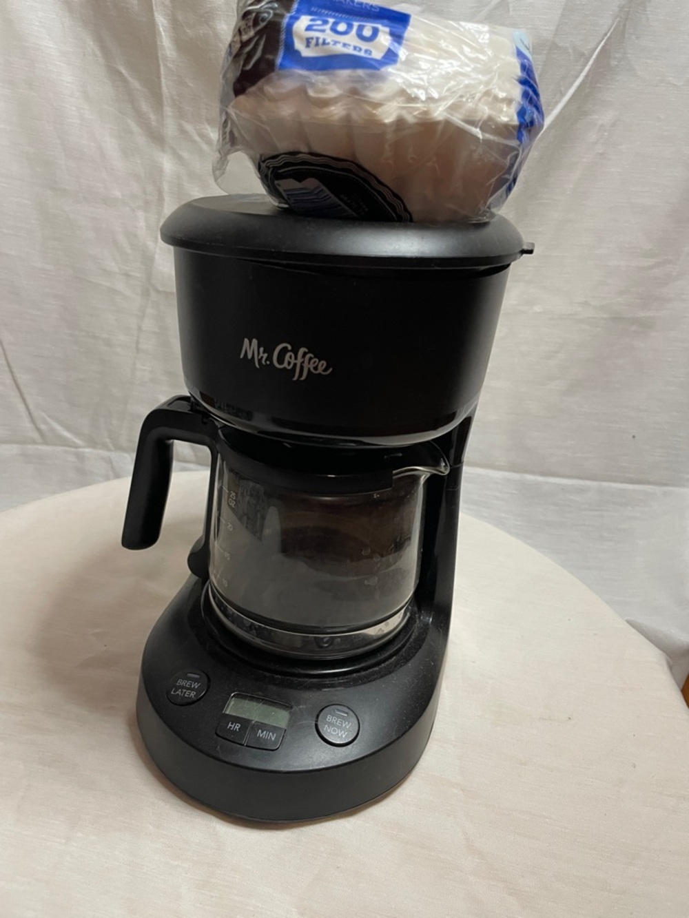 Mr. Coffee Black 12-Cup Drip Coffee Maker